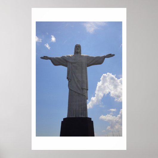 Holly Christus Corcovado in Rio Poster (Voorkant)