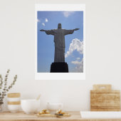 Holly Christus Corcovado in Rio Poster (Keuken)