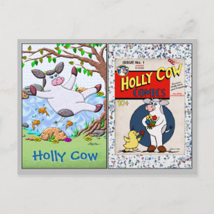 Holly Cow Collectible Trading Cards #1 en #2 Briefkaart