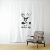 Holly Cow Oom Van De Jarige Hooglandrund 1 Wandkleed (In situ)