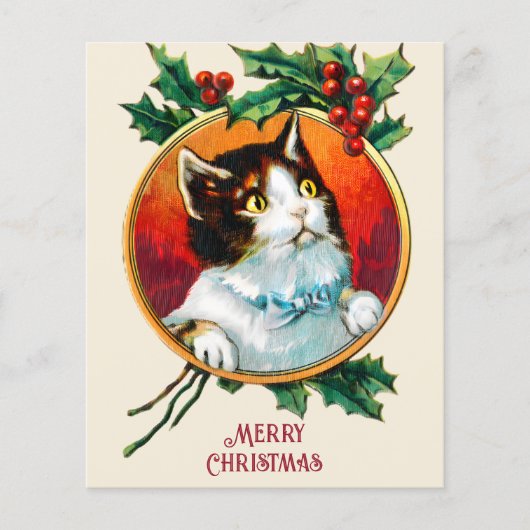 Holly Cute Cat Christmas (Voorkant)