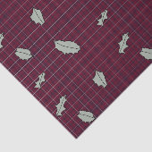 Holly Day Plaid tissue papier (Detail)