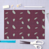 Holly Day Plaid tissue papier (Craft)