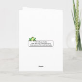 Holly-day Pony Christmas Kaart (Achterkant)