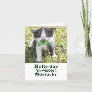 Holly-day-snor Feestdagen Kaart