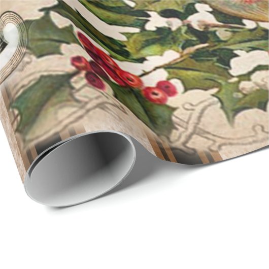 Holly-days Cadeaupapier (Rol Hoek)