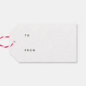 Holly Days | Love Holiday Custom to from Cadeaulabel (Achterkant Horizontaal)