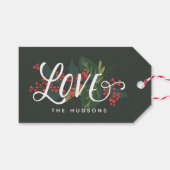 Holly Days | Love Holiday Custom to from Cadeaulabel (Voorkant (Horizontaal))