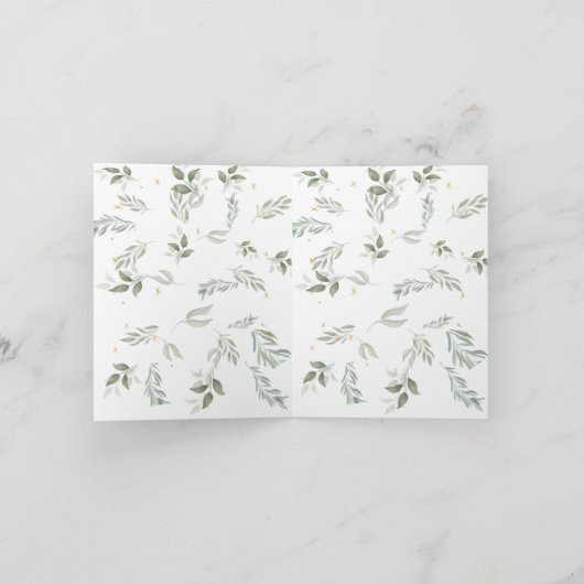 Holly Days | Vrolijk Kerstfeest Foto Vakantie kaar Feestdagen Kaart (Binnen)