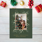 Holly Days | Vrolijk Kerstfeest Fotovakantie Briefkaart