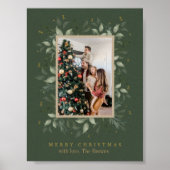 Holly Days | Vrolijk Kerstfeest Fotovakantie Poster (Voorkant)