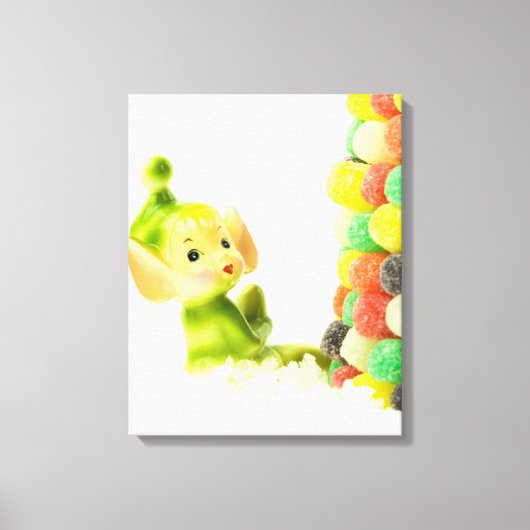 Holly de Pixie Elf Canvas Afdruk (Voorkant)