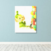 Holly de Pixie Elf Canvas Afdruk (Insitu (Houten vloer))