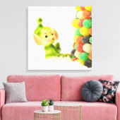 Holly de Pixie Elf Canvas Afdruk (Insitu (Woonkamer))