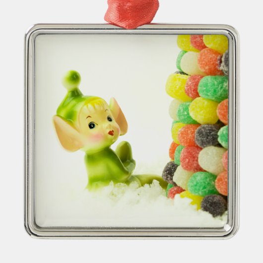 Holly de Pixie Elf Metalen Ornament (Voorkant)