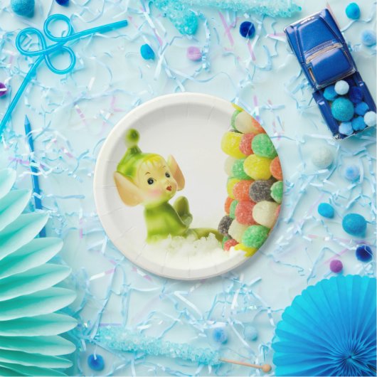 Holly de Pixie Elf Papieren Bordje (Feest)