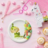 Holly de Pixie Elf Papieren Bordje (Feest)