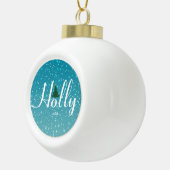 Holly Dolly Kerst Ornament - Keramisch op maat (Rechts)