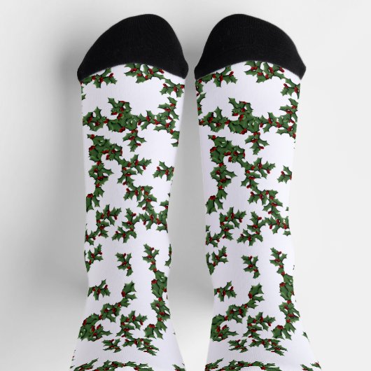 Holly en Berries Kerstmis Sokken (Top)