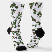 Holly en Berries Kerstmis Sokken (Gebogen)