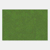 Holly en Berries, rood leder, groene getextureerde Inpakpapier Vel (Voorkant 2)