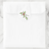 Holly en Berry sticker (Tas)