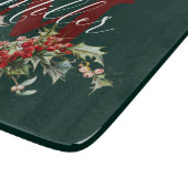 Holly en bessen gepersonaliseerde snijplank (Hoek)