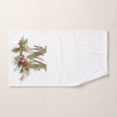 Holly en bessen op maat handdoek (Handdoek)