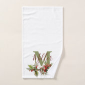 Holly en bessen op maat handdoek (Handdoek)