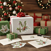 Holly en bessen op maat sticker