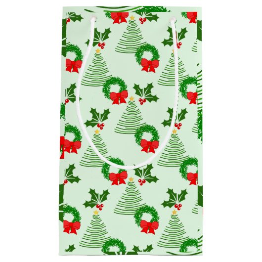 Holly en bomen en kransen, oh my! klein cadeauzakje (Voorkant)