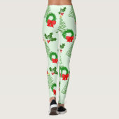 Holly en bomen en kransen, oh my! leggings (Achterkant)