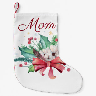 Holly en Feathers Bouquet  Kleine Kerstsok