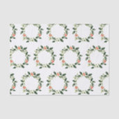 Holly en Ivy Kerstmis Tissuepapier (Voorkant)