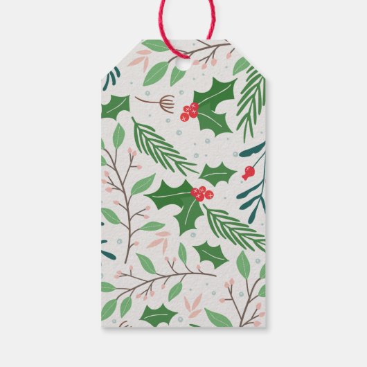 Holly en Joy foto Cadeaulabel (Achterkant)