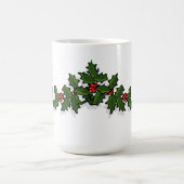 Holly en Mistletoe Kerstmis Mok (Center)