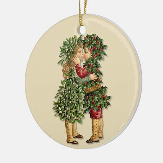 Holly en Mistletoe Kinder Ornament (Links)