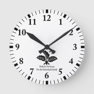 Holly- en Out-bonen Ronde Klok