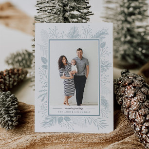 Holly en Pine   De groeten van het seizoen Feestdagenkaart