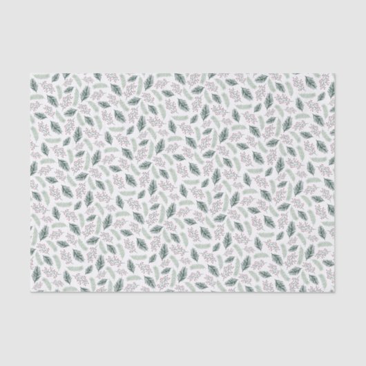 Holly en Pine | Geoctrooieerd Tissuepapier (Voorkant)