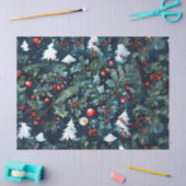 Holly en Pine Kerstmis Decoupage Craft Paper Tissuepapier (Craft)