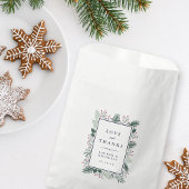 Holly en Pine Wedding Bedankzakje