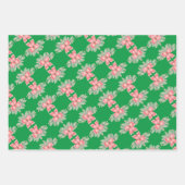 Holly, Evergreen en Red Bow-papierbladen Inpakpapier Vel (Voorkant 3)