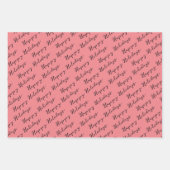 Holly, Evergreen en Red Bow-papierbladen Inpakpapier Vel (Voorkant 2)