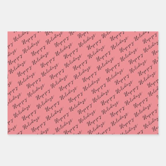 Holly, Evergreen en Red Bow-papierbladen Inpakpapier Vel (Voorkant 2)