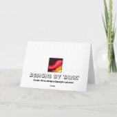 Holly Feestdagen Kaart (Achterkant)