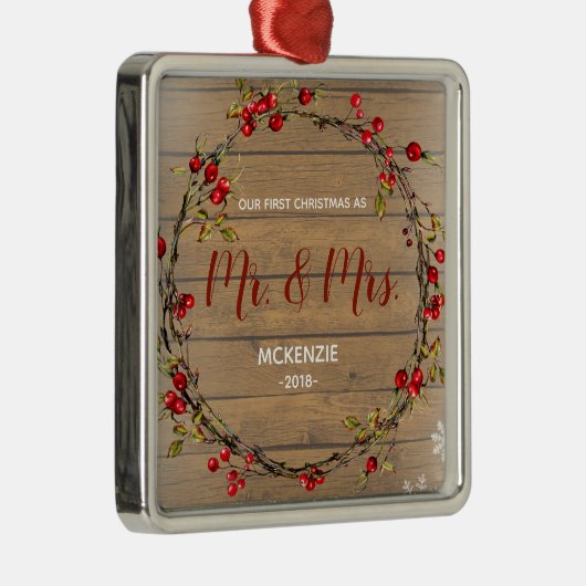 Holly First Kerstmis als Mr & Mrs Ornament (Rechts)