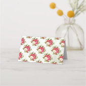 Holly Floral Vrijgezellenfeest Plaatskaartje (Achterkant)