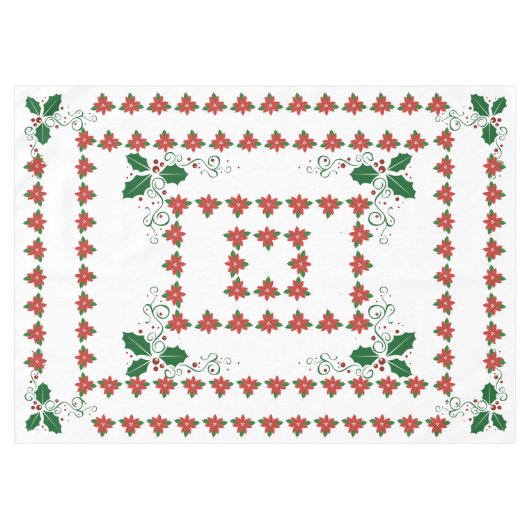 Holly Flowers tafelkleed (Voorkant (Horizontaal))