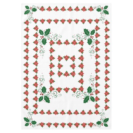 Holly Flowers tafelkleed (Voorkant)